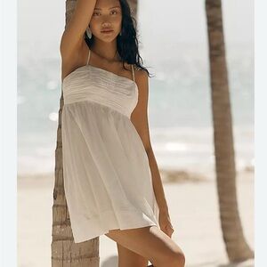 Forever That Girl Airy Babydoll Mini Dress Anthropologie XXS